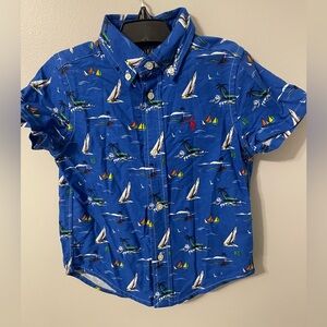 Polo Ralph Lauren Boys 3T Short sleeve button Down.